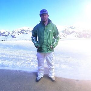 The North Face Men's Green Hyvent Lightweight Ski Jacket Size Medium